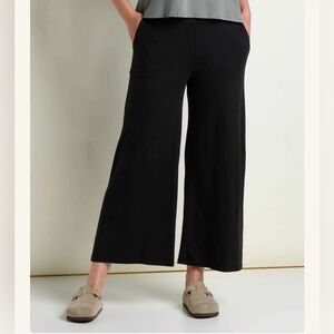 Toad&Co Chaka Wide Leg Pant Black Sz Small